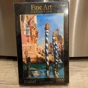 NIB Sealed Fine Art Collection Manet The Grand Canal 1000 Piece Puzzle